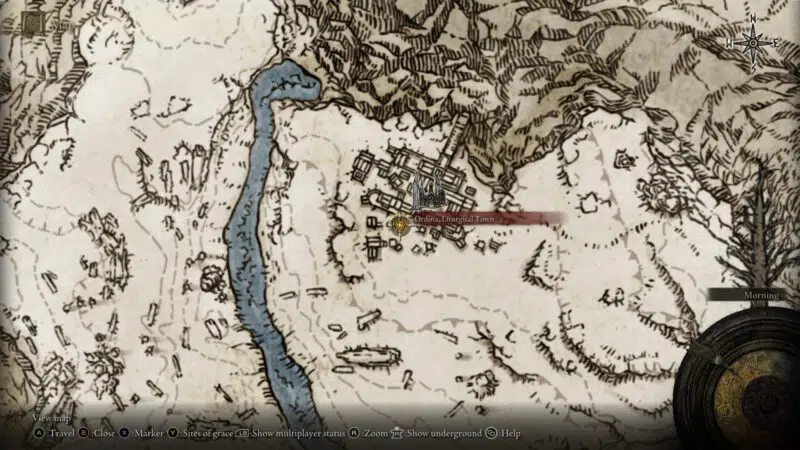 Malenia está localizada em Elphael, Brace of the Haligtree