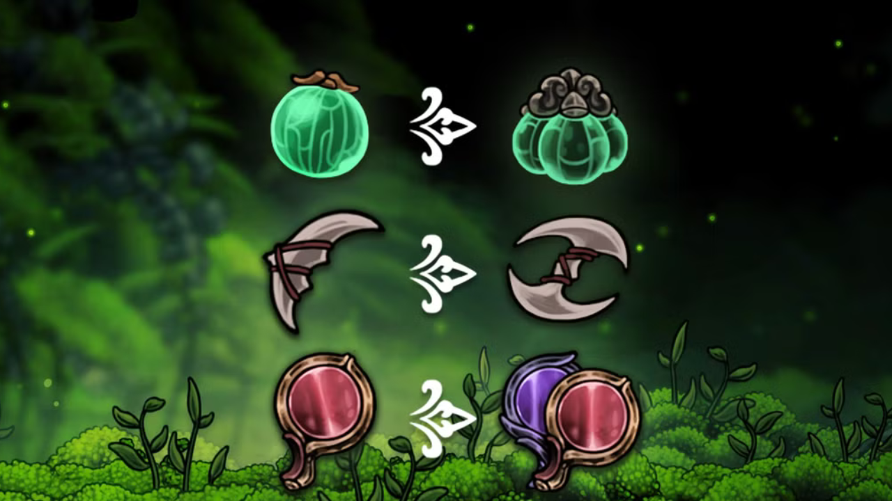 Atualizações de ferramentas em Hollow Knight Silksong | Dropraro