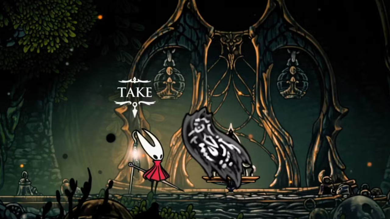 Invocação de Craw em Hollow Knight Silksong - Dropraro
