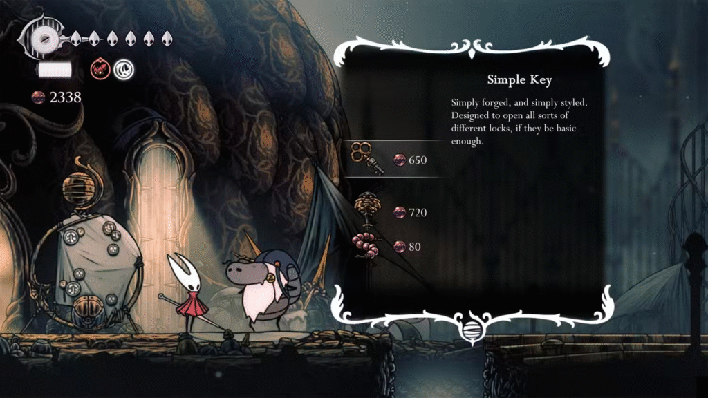 Todas as chaves simples em Hollow Knight Silksong – Dropraro