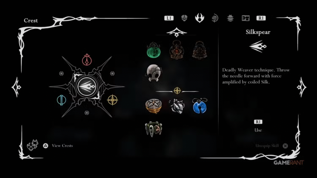 Dropraro-Silksong-Guia-Reaper-Crest