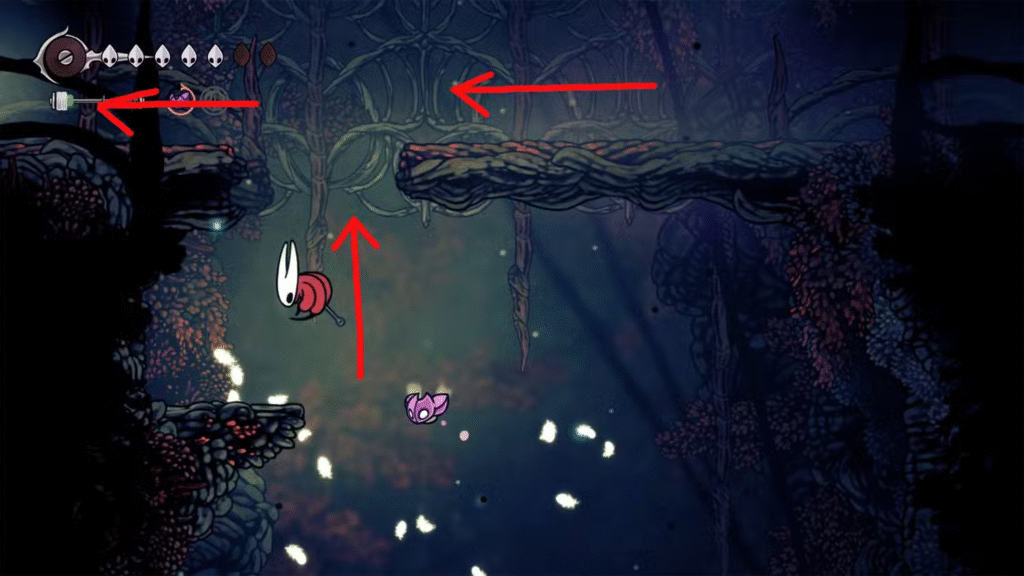 Coração do Poder em Hollow Knight Silksong na Torre de Coral – Dropraro