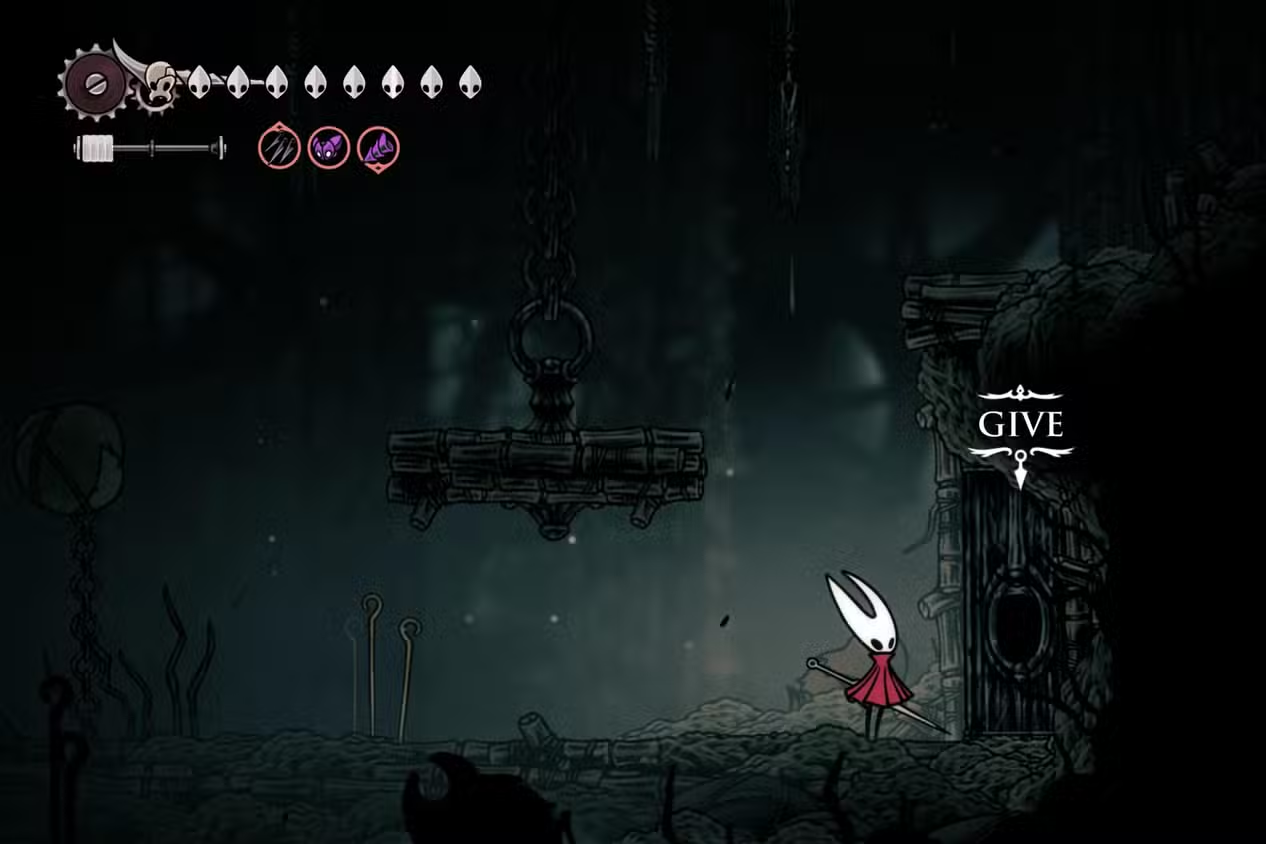 Invocação de Craw em Hollow Knight Silksong - Dropraro