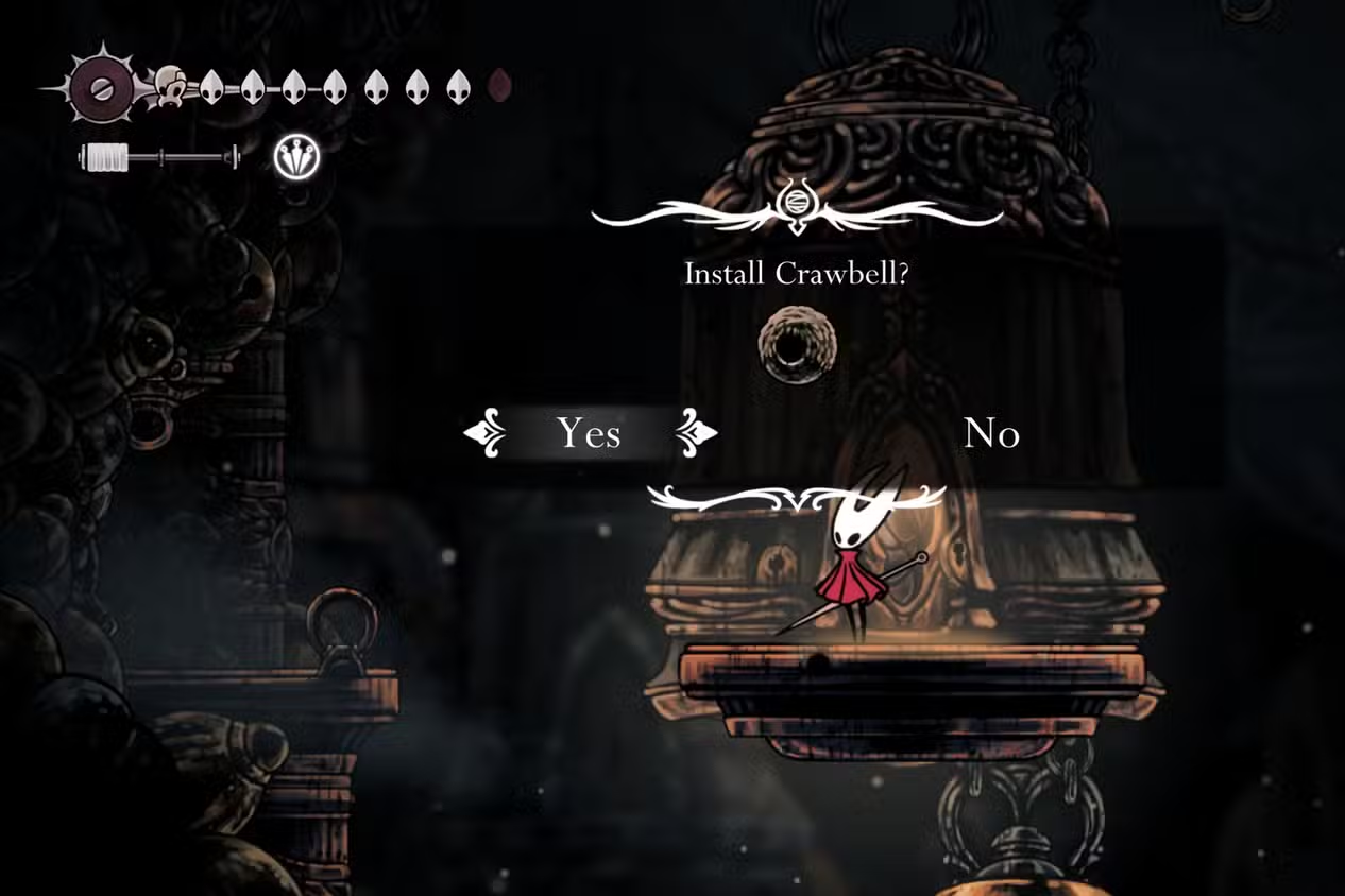 Invocação de Craw em Hollow Knight Silksong - Dropraro