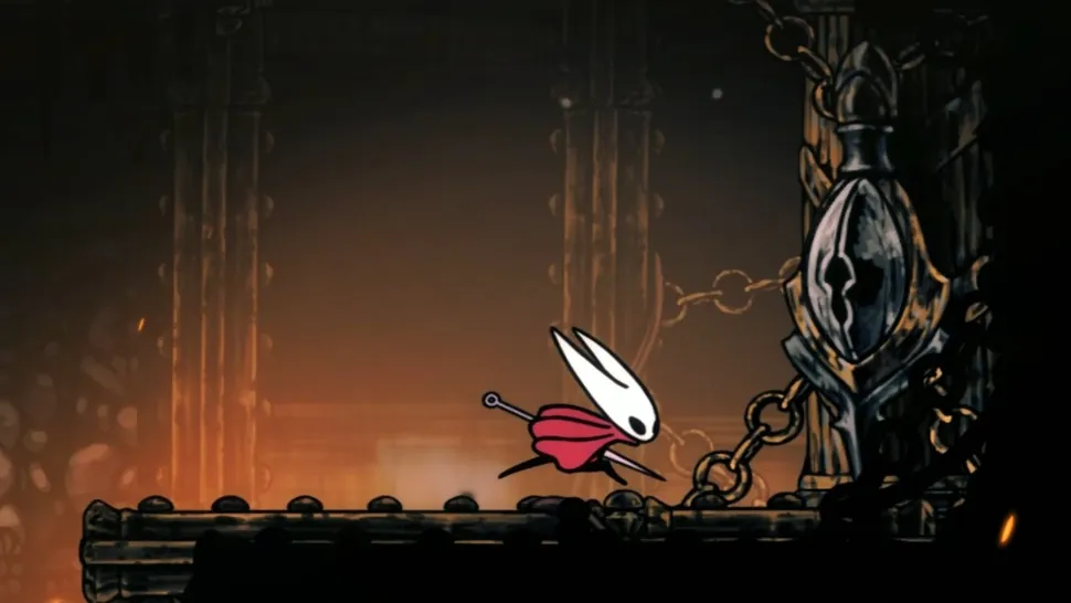 Porta trancada para Wormways em Hollow Knight: Silksong - Dropraro