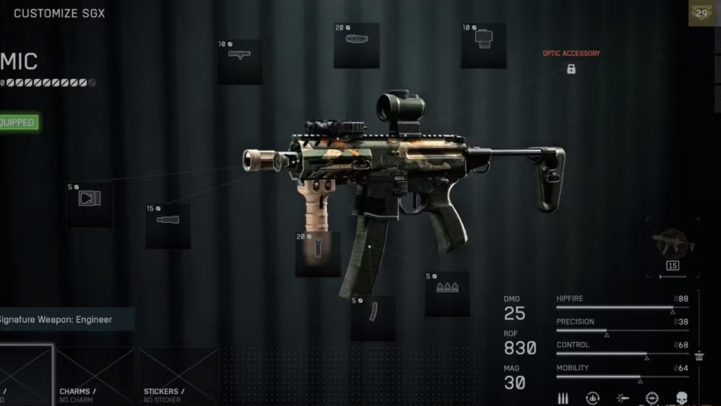 Melhor carregamento da SGX em Battlefield 6 - Dropraro
