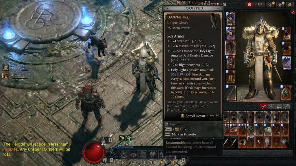 Build Paladino Auradin na Torre – Temporada 11 Diablo 4 | Dropraro