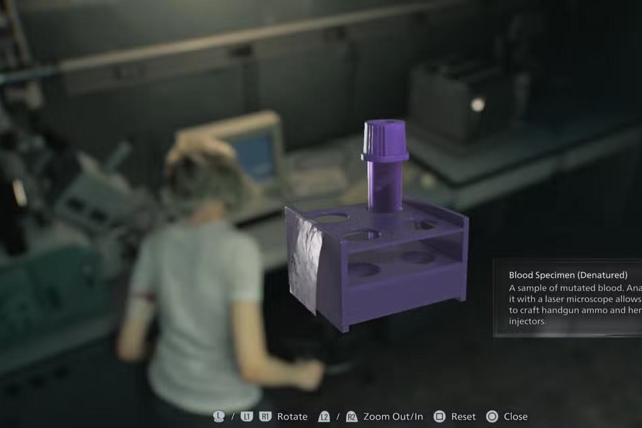Localização das amostras de sangue no Centro de Tratamento em Resident Evil Requiem – Dropraro