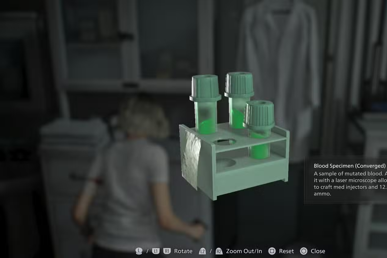 Localização das amostras de sangue no Centro de Tratamento em Resident Evil Requiem – Dropraro